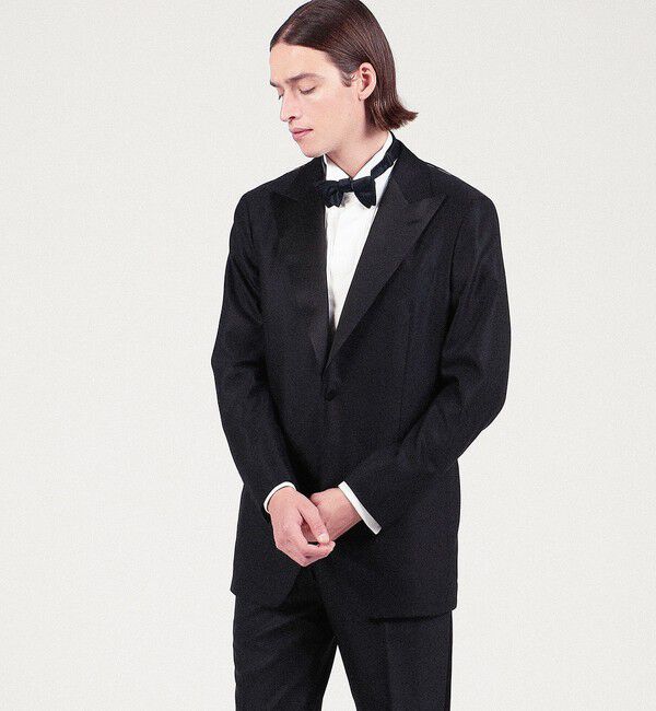 TOMORROWLAND MENS「ウールドスキン ピークドラペル タキシード」|スーツ|