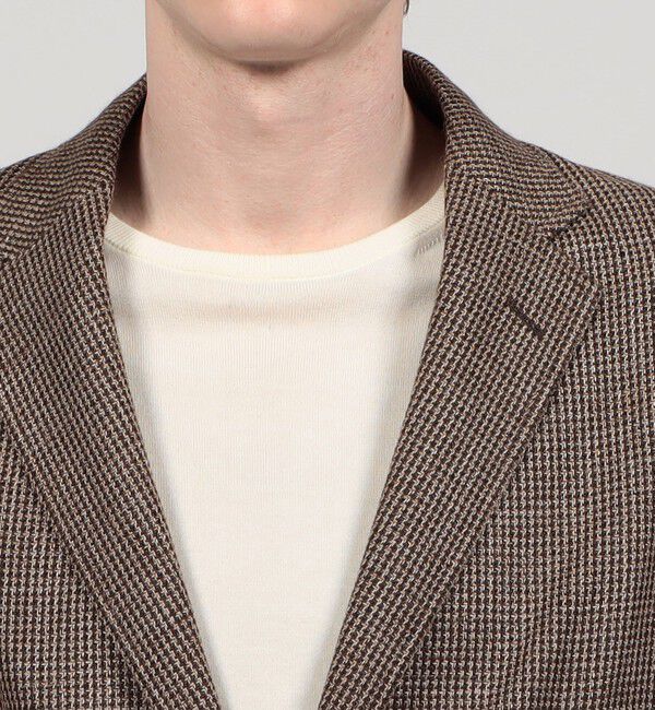 TOMORROWLAND MENS「ファンシーツイード シングルブレステッド2Bジャケット」|テーラードジャケット|
