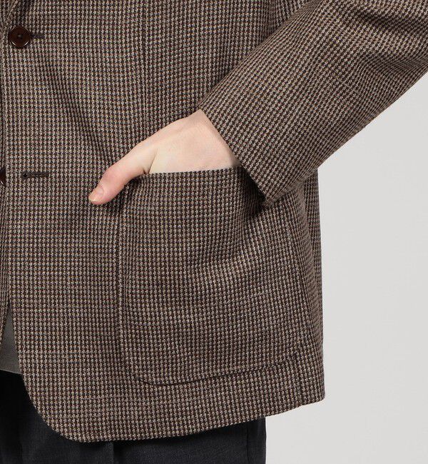 TOMORROWLAND MENS「ファンシーツイード シングルブレステッド2Bジャケット」|テーラードジャケット|