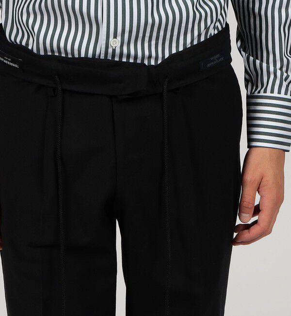 TOMORROWLAND MENS「コットンオックスフォード 1プリーツイージースラックス」|スラックス|