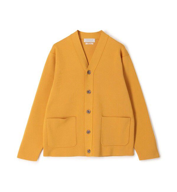 TOMORROWLAND MENS「TOMORROWLAND tricot コットンポリエステル Vネックカーディガン」|ニット・セーター|25 イエロー