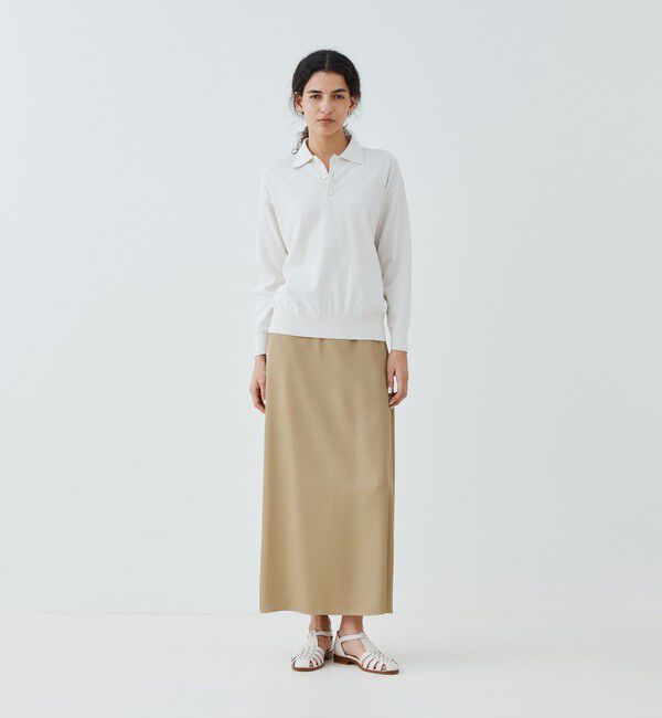 GALERIE VIE「シルキートリコチン Aラインスカート」|スカート|