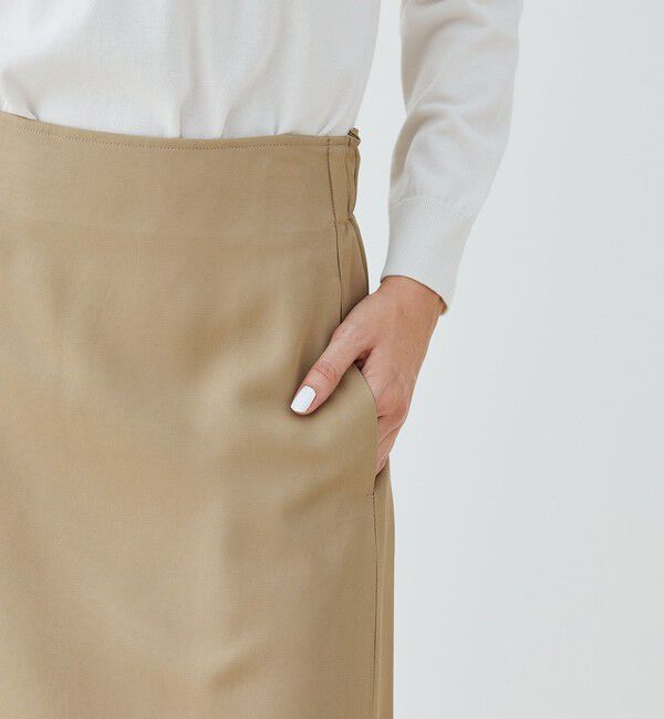 GALERIE VIE「シルキートリコチン Aラインスカート」|スカート|