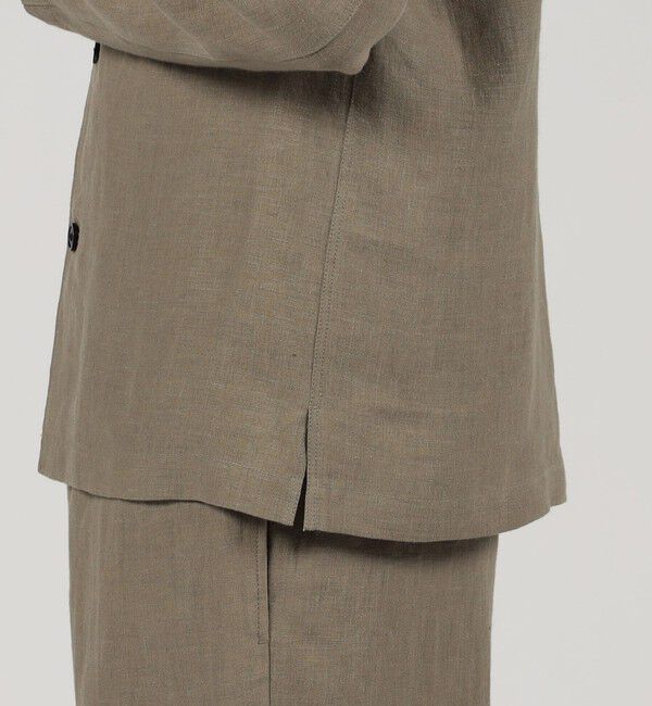 TOMORROWLAND MENS「ベルジャンリネン シャツブルゾン LIBECO」|ブルゾン・スタジャン|