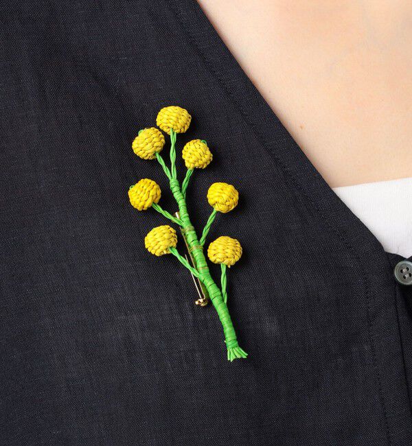 TOMORROWLAND GOODS「Mercedes Salazar Leafly ピンブローチ」|ブローチ・コサージュ|