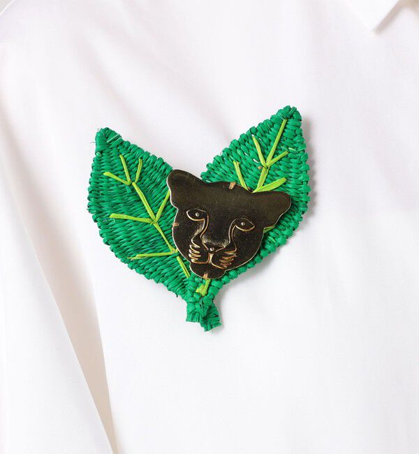 TOMORROWLAND GOODS「Mercedes Salazar Jaguar Face ブローチ」|ブローチ・コサージュ|