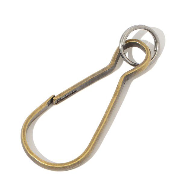 TOMORROWLAND GOODS「STUDEBAKER METALS LODGE KEYHOLDER ブラスキーホルダー」|チャーム・キーホルダー|91 ゴールド