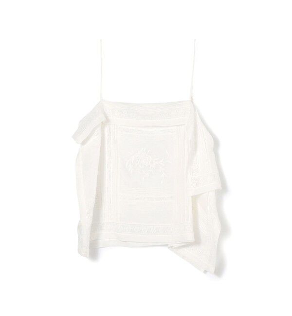 MACPHEE「ビンテージローン キャミソールブラウス」|キャミソール|11 ホワイト