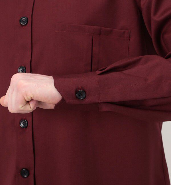 TOMORROWLAND BUYING WEAR「ERRICO FORMICOLA ウール オーバーシャツ」|シャツ・ブラウス|