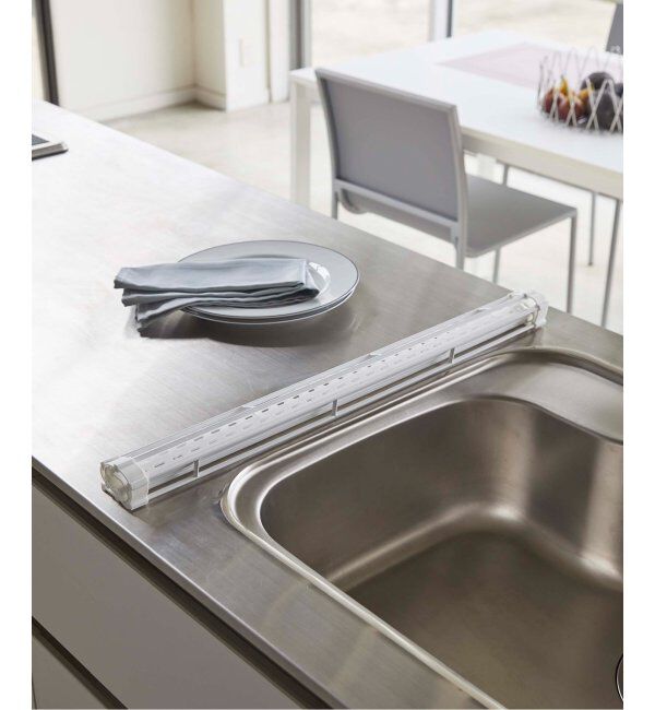 journal standard Furniture「《WEB限定予約》【tower/タワー】折り畳み水切り シリコーントレー付き L」|食器・キッチングッズ|