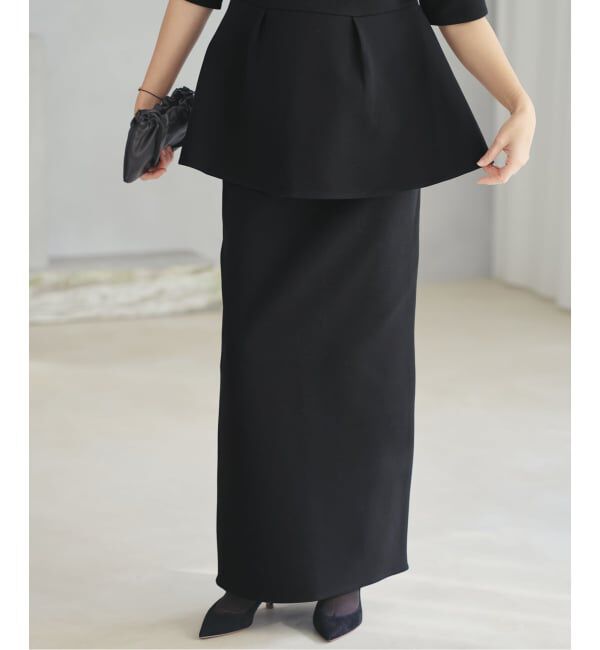 Plage「air jersey tight スカート」|スカート|ブラック