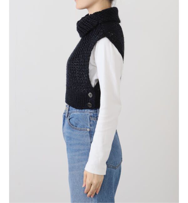 IENA LA BOUCLE「babaco/ババコ loose knitted silk vest BA01-LI289K」|ベスト・ジレ|