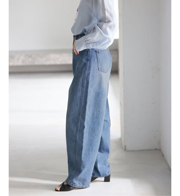 IENA「《追加2》カーブシルエットデニム」|デニム|