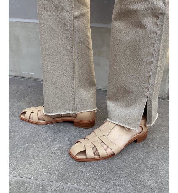 SLOBE IENA「《追加》SLOBE レザーグルカサンダル」|サンダル|