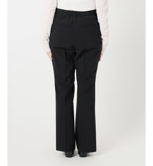 IENA「ウォッシャブル セミフレアパンツ」|スラックス|