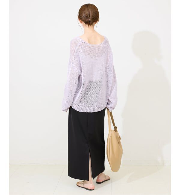 SLOBE IENA「カットリーンスカート」|スカート|