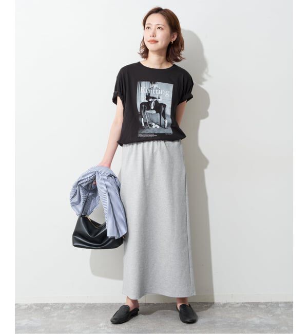 SLOBE IENA「カットリーンスカート」|スカート|