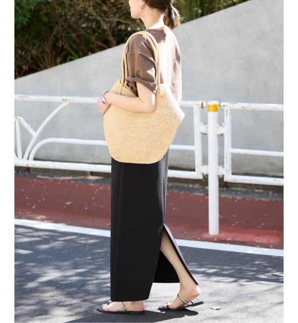 SLOBE IENA「カットリーンスカート」|スカート|