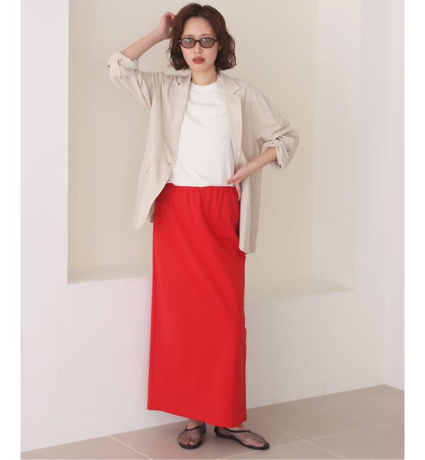 SLOBE IENA「カットリーンスカート」|スカート|