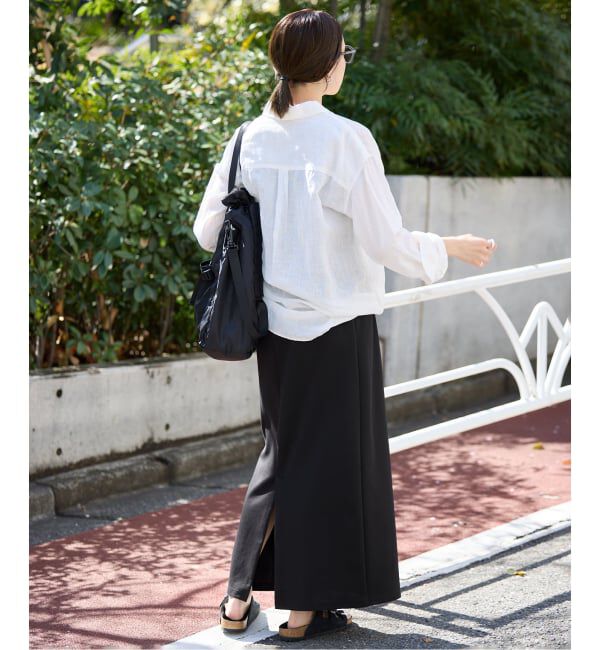 SLOBE IENA「カットリーンスカート」|スカート|