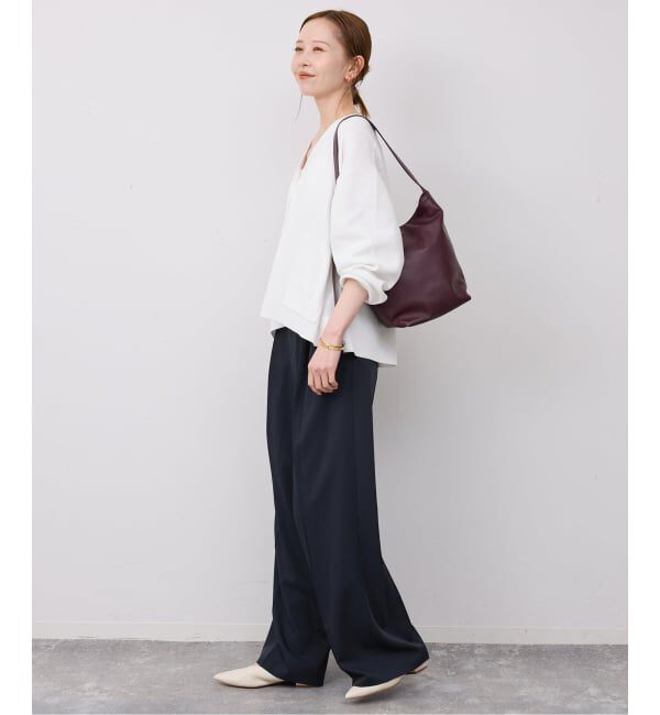 SLOBE IENA「《4サイズ展開》イージーワイドパンツ」|スラックス|