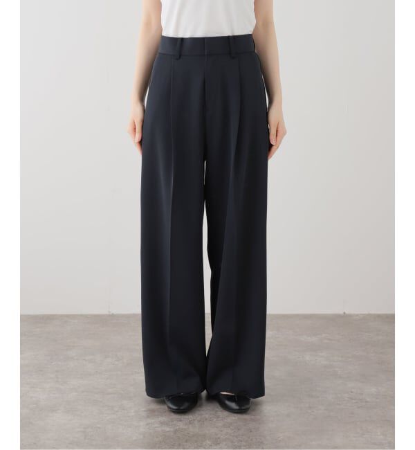 SLOBE IENA「《4サイズ展開》イージーワイドパンツ」|スラックス|