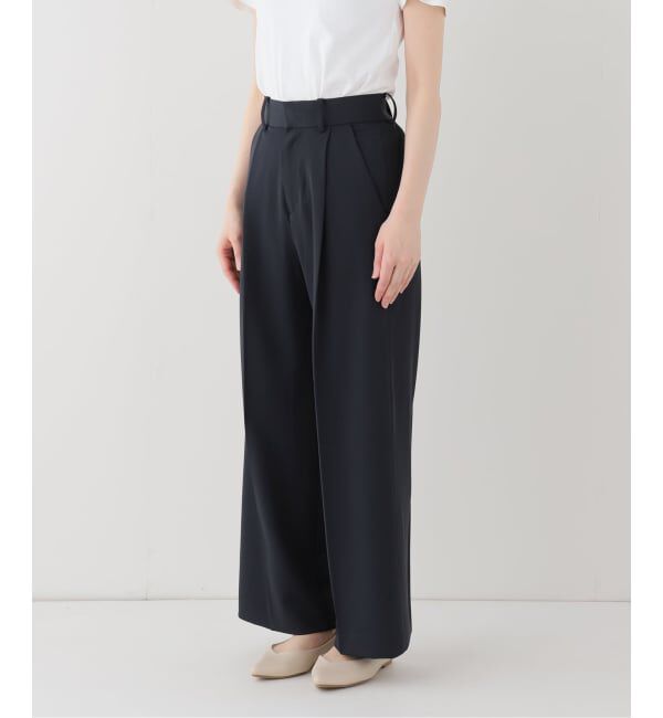 SLOBE IENA「《4サイズ展開》イージーワイドパンツ」|スラックス|