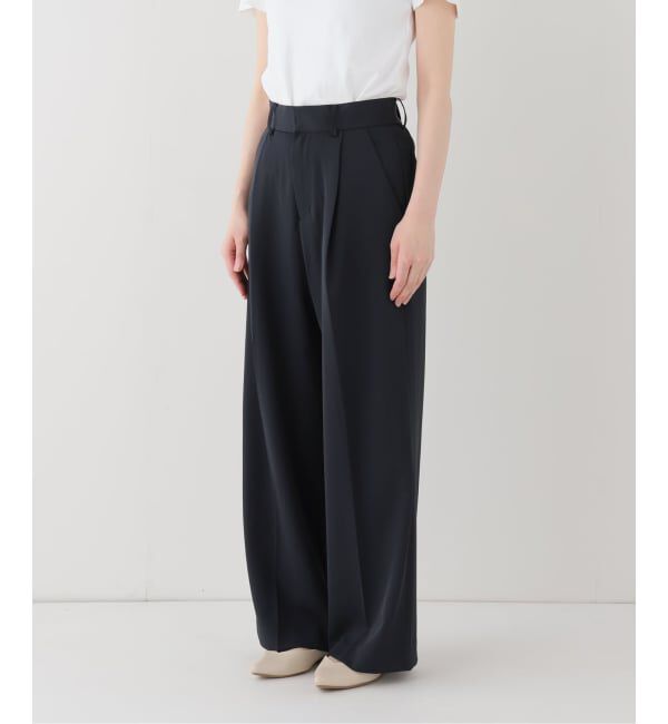 SLOBE IENA「《4サイズ展開》イージーワイドパンツ」|スラックス|