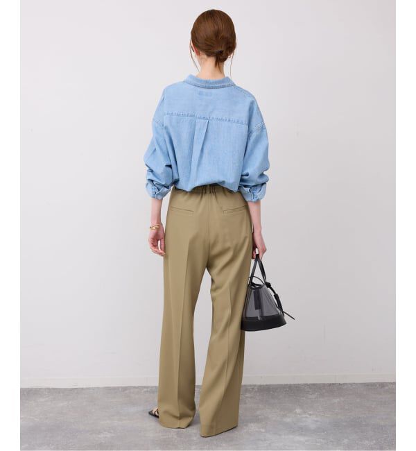 SLOBE IENA「《4サイズ展開》イージーワイドパンツ」|スラックス|