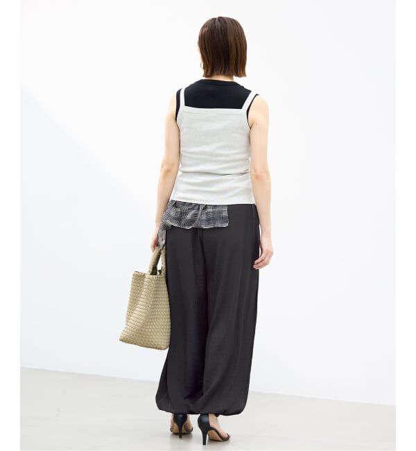 IENA「TORRAZZO DONNA/トラッゾドンナ ギャザーパンツ 6266-357」|その他|