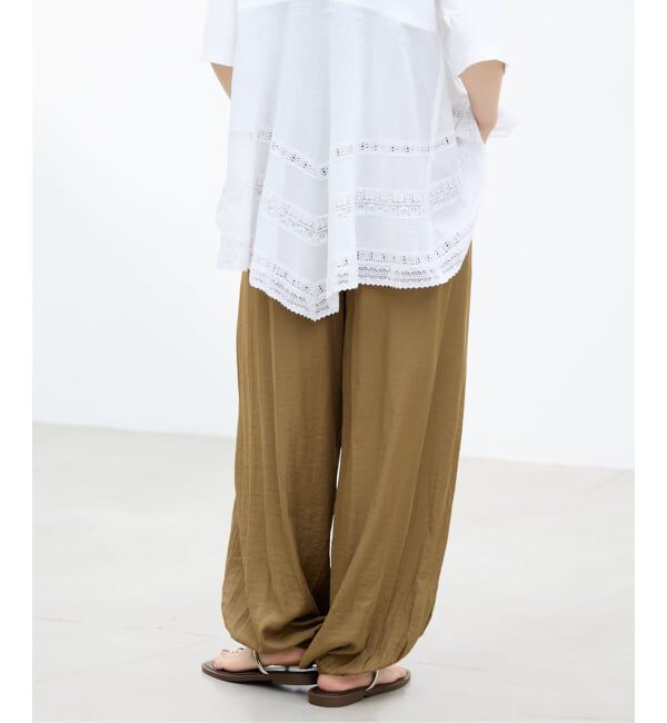 IENA「TORRAZZO DONNA/トラッゾドンナ ギャザーパンツ 6266-357」|その他|