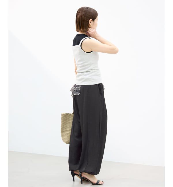 IENA「TORRAZZO DONNA/トラッゾドンナ ギャザーパンツ 6266-357」|その他|