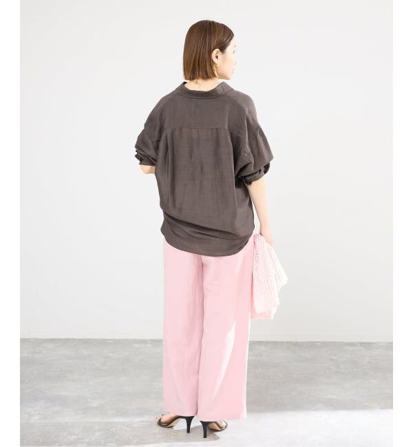 IENA「《追加予約》ラミーリヨセル2wayシャツ」|シャツ・ブラウス|