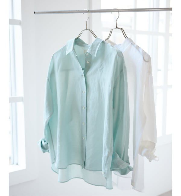 IENA「《追加予約》ラミーリヨセル2wayシャツ」|シャツ・ブラウス|