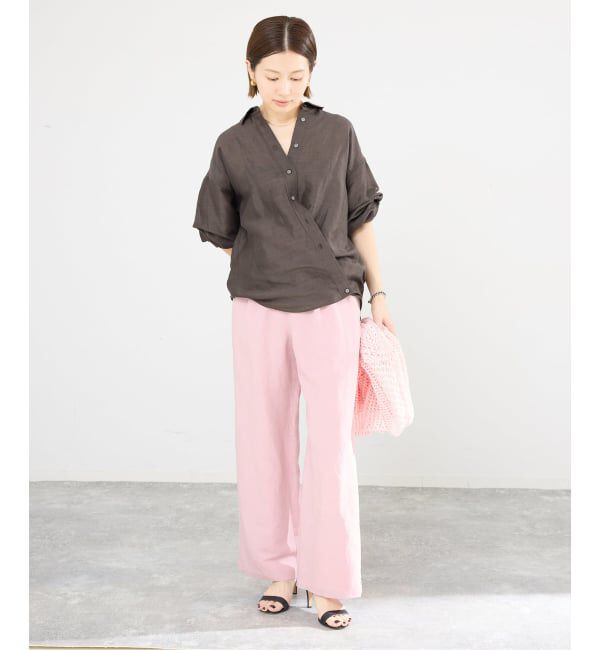 IENA「《追加予約》ラミーリヨセル2wayシャツ」|シャツ・ブラウス|