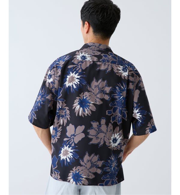 EDIFICE「《予約》Spun-Lone フラワーオープンカラー半袖シャツ」|シャツ・ブラウス|