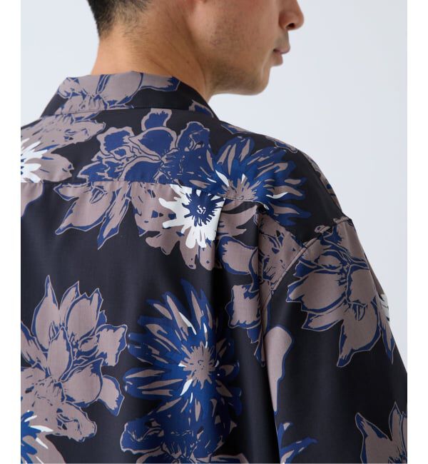 EDIFICE「《予約》Spun-Lone フラワーオープンカラー半袖シャツ」|シャツ・ブラウス|