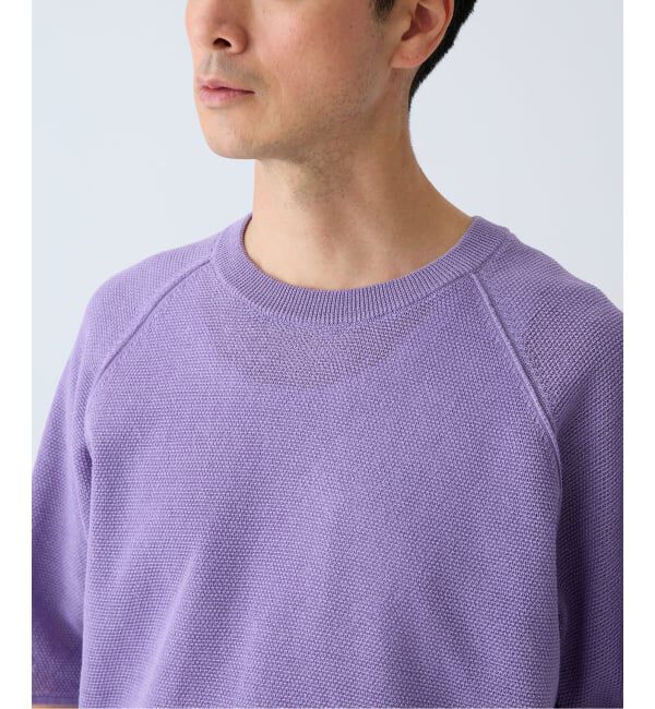 EDIFICE「ドライコットン ハーフスリーブ ニット」|Tシャツ・カットソー|