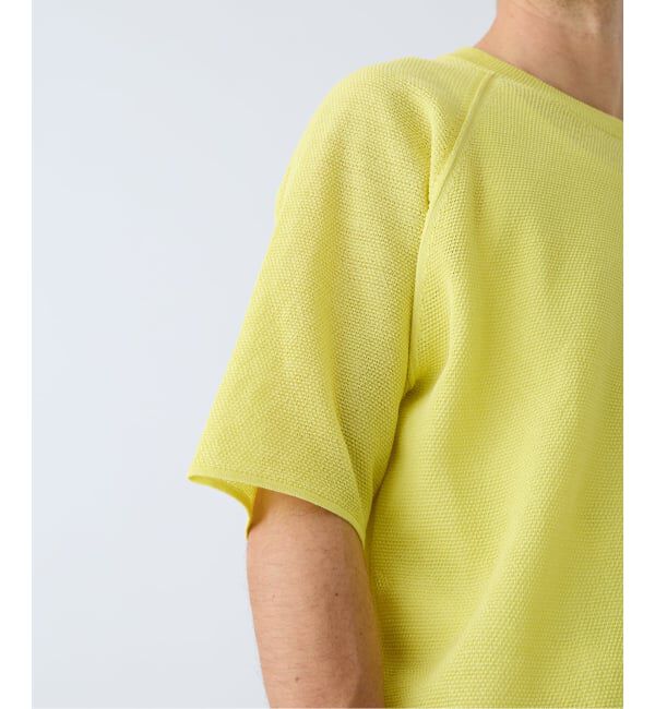 EDIFICE「ドライコットン ハーフスリーブ ニット」|Tシャツ・カットソー|