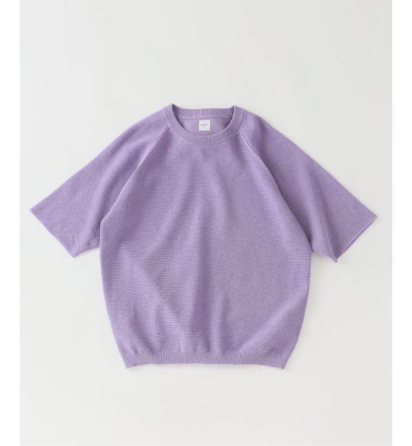 EDIFICE「ドライコットン ハーフスリーブ ニット」|Tシャツ・カットソー|