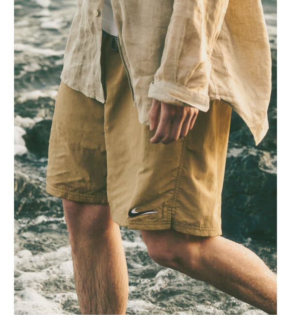 417 EDIFICE「NIKE SWIM (ナイキ スイム) 限定 ボレーショーツ」|その他|ベージュ