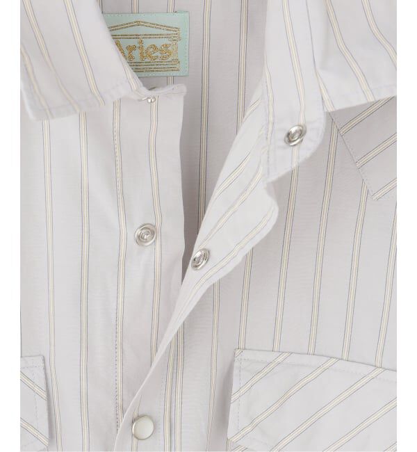 PULP「ARIES / アリーズ POPLIN STRIPE WESTERN SHIRT」|シャツ・ブラウス|