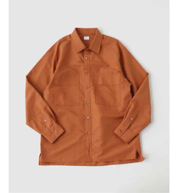 EDIFICE「リネン ダブルポケット シャツ」|シャツ・ブラウス|ブラウン