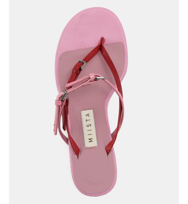 PULP「Miista/ミスタ Abisai Red Mini Buckled Sandals」|サンダル|