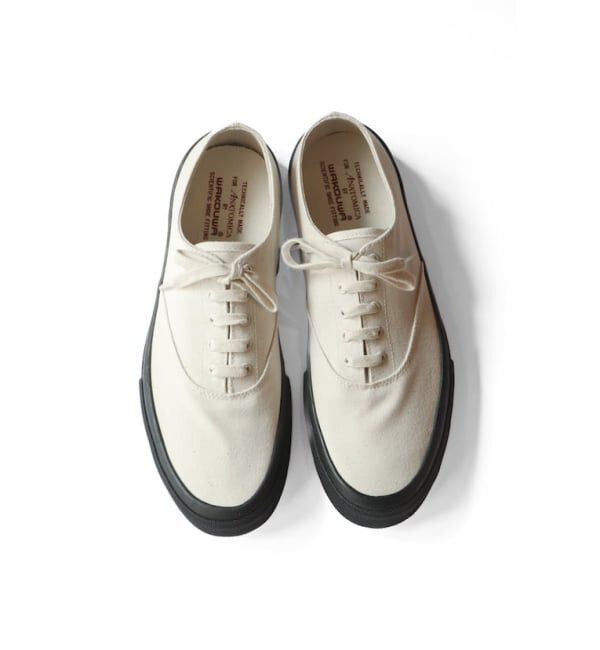 EDIFICE「《予約》WAKOUWA CANVAS OX LOW BLAXK SOLE」|スニーカー|