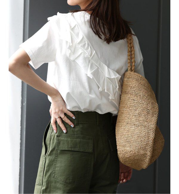 JOURNAL STANDARD relume「《追加》アシンメトリーフリルTEE」|Tシャツ・カットソー|