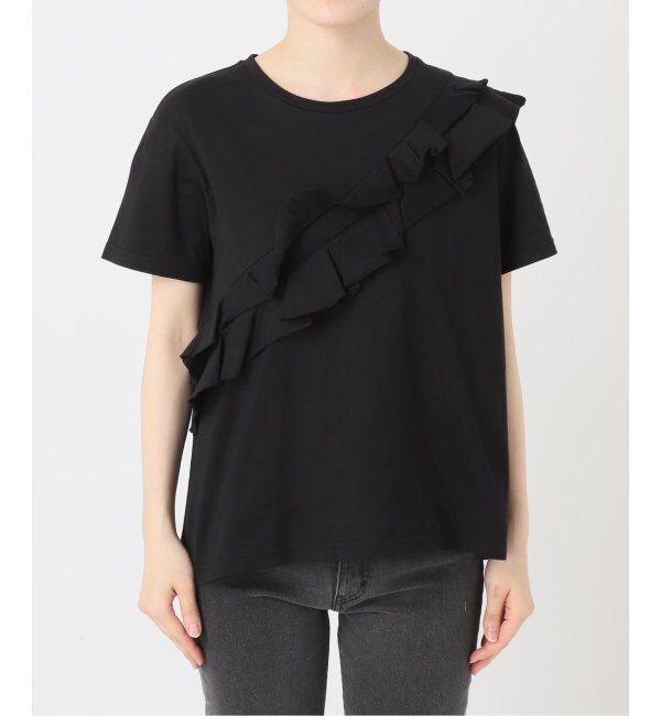 JOURNAL STANDARD relume「《追加》アシンメトリーフリルTEE」|Tシャツ・カットソー|