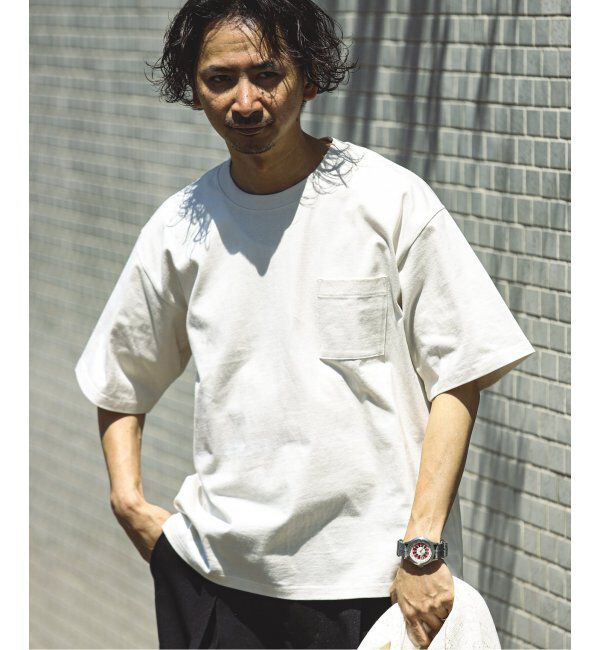 JOURNAL STANDARD relume「《追加》USA コットン 汗ジミ防止 Tシャツ」|Tシャツ・カットソー|グレーB