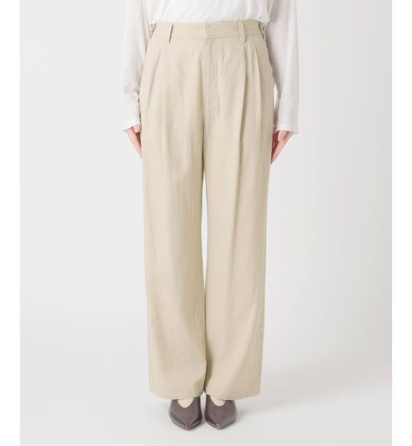 JOURNAL STANDARD relume「リネンフィールタックパンツ」|スラックス|