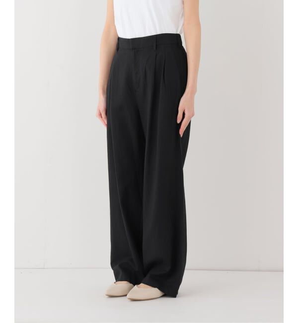 JOURNAL STANDARD relume「リネンフィールタックパンツ」|スラックス|